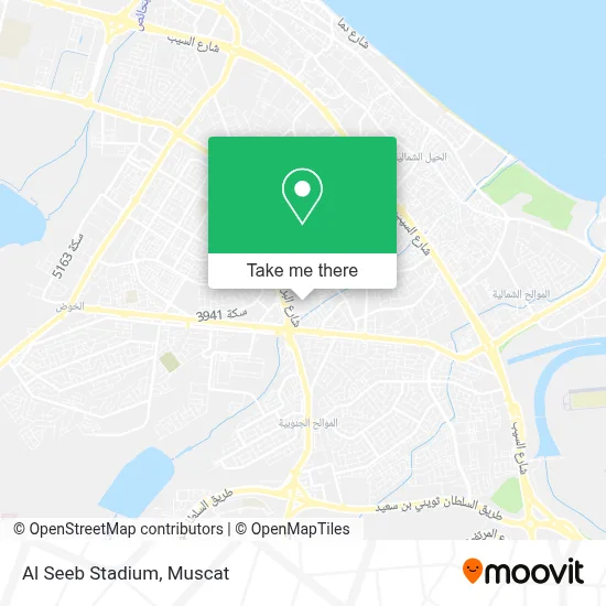 Al Seeb Stadium map