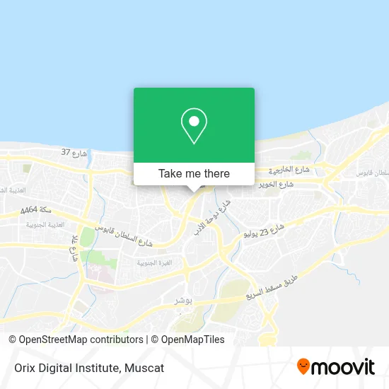 Orix Digital Institute map
