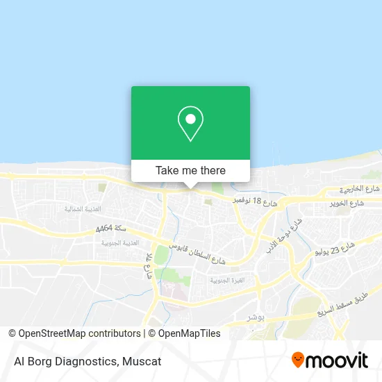 Al Borg Diagnostics map