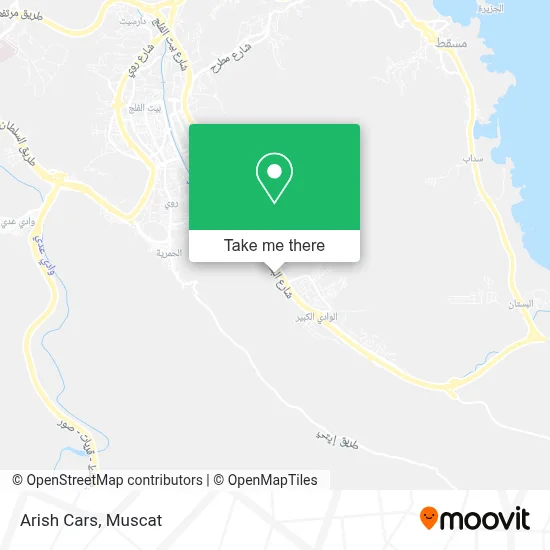 Arish Cars map