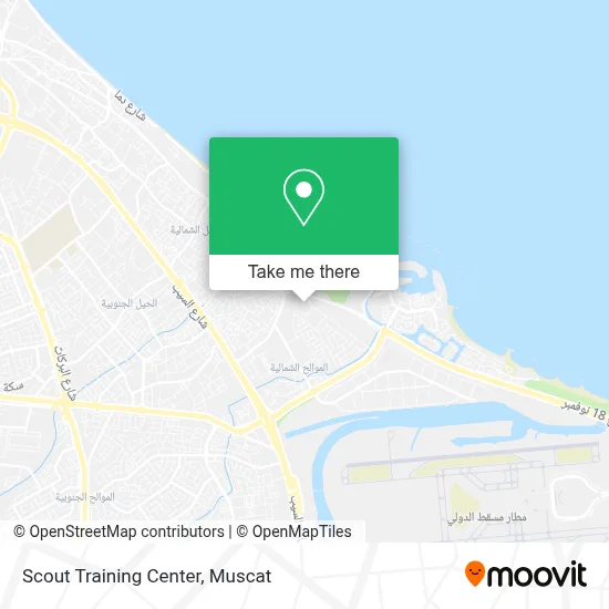 Scout Training Center map