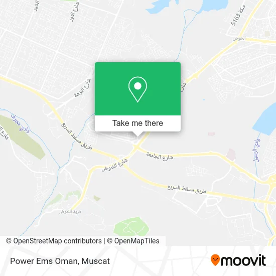 Power Ems Oman map