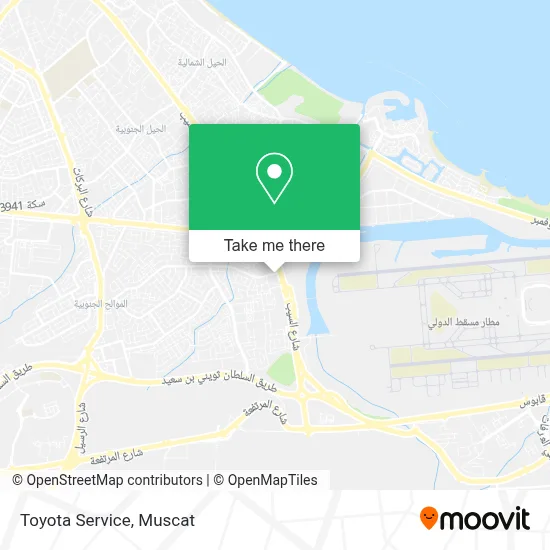 Toyota Service map
