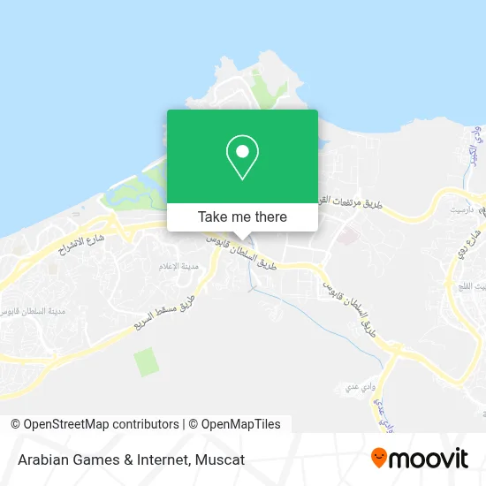 Arabian Games & Internet map