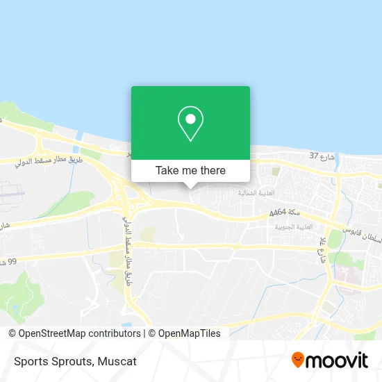 Sports Sprouts map