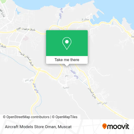 Aircraft Models Store Oman map