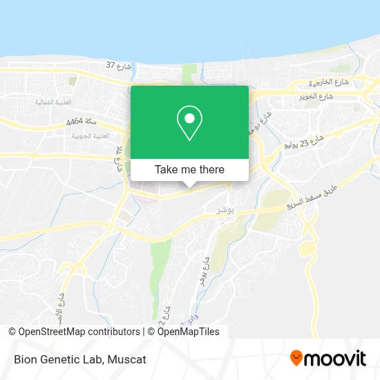 Bion Genetic Lab map