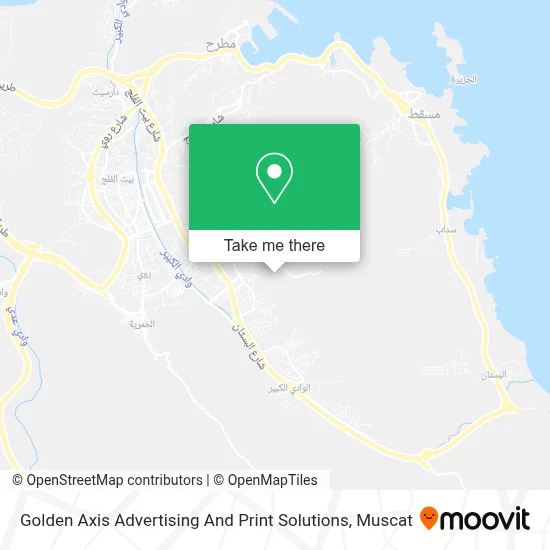 Golden Axis Advertising And Print Solutions map