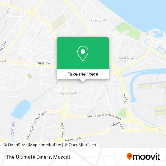 The Ultimate Diners map