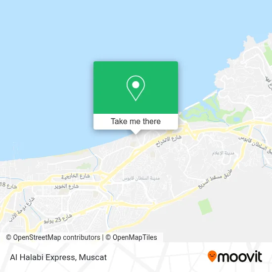 Al Halabi Express map
