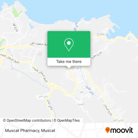 Muscat Pharmacy map