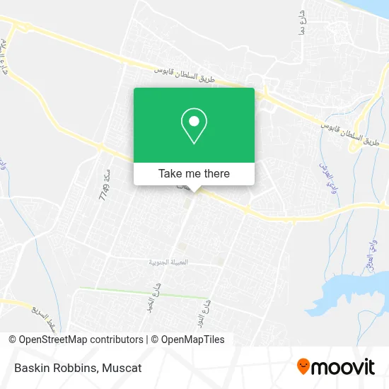 Baskin Robbins map