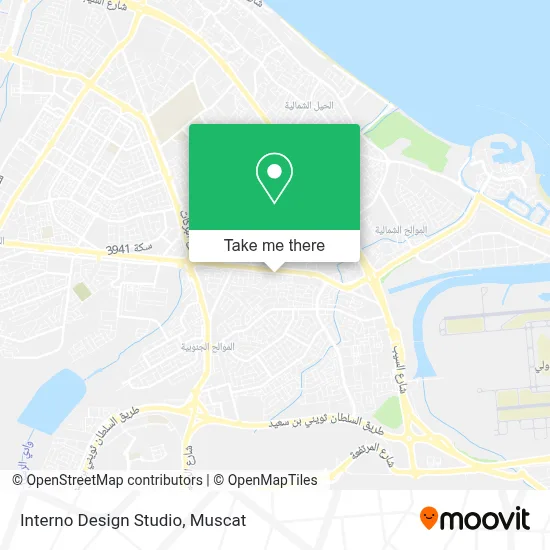 Interno Design Studio map