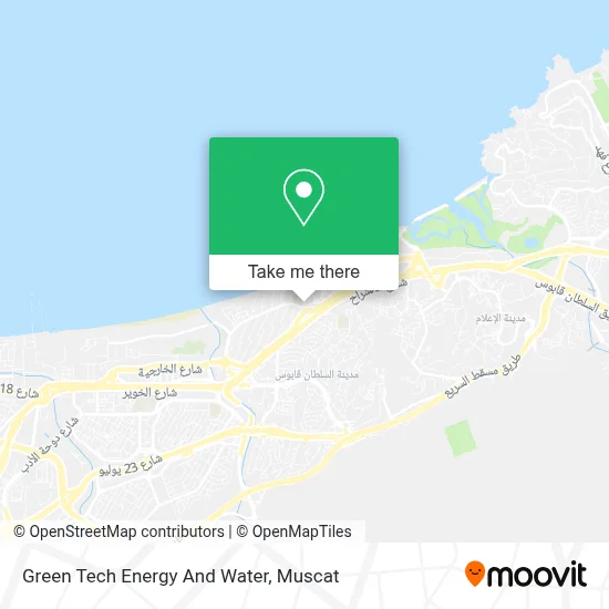 Green Tech Energy And Water map