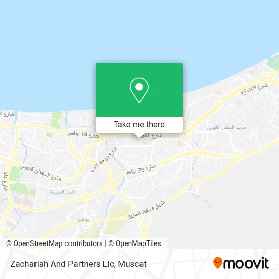 Zachariah And Partners Llc map