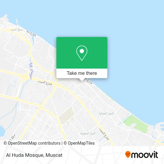 Al Huda Mosque map