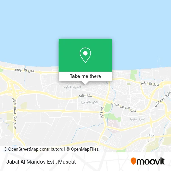Jabal Al Mandos Est. map