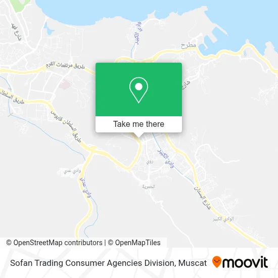 Sofan Trading Consumer Agencies Division map