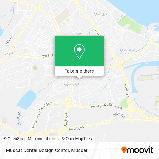 Muscat Dental Design Center map