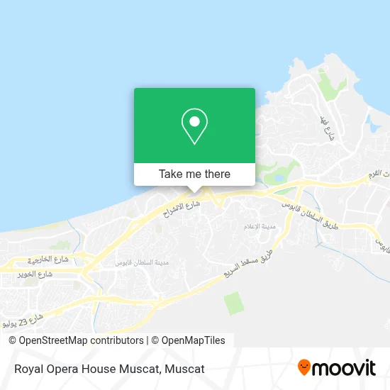 Royal Opera House Muscat map