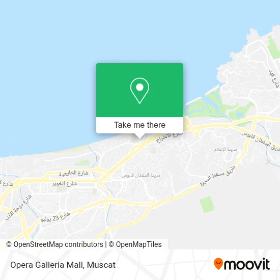 Opera Galleria Mall map