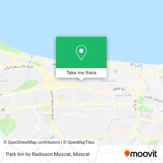 Park Inn by Radisson Muscat map