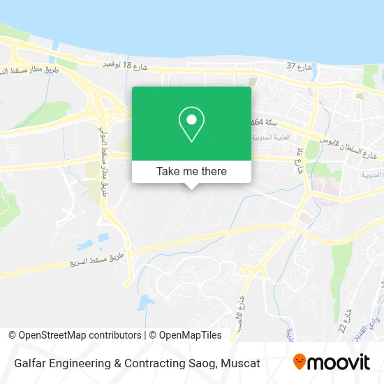 Galfar Engineering & Contracting Saog map