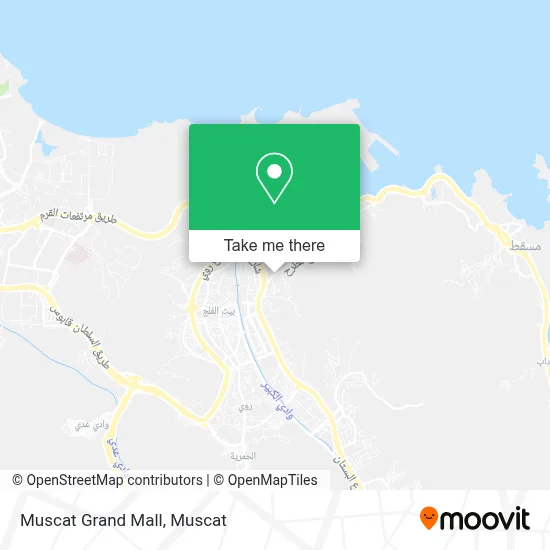 Muscat Grand Mall map