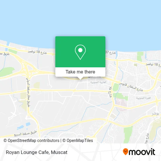 Royan Lounge Cafe map
