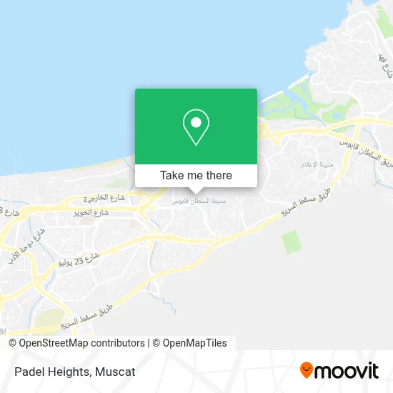 Padel Heights map