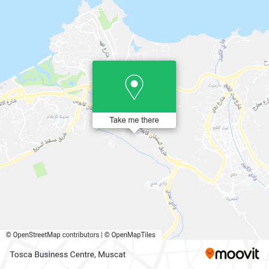 Tosca Business Centre map