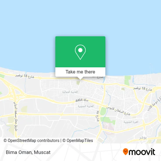 Bima Oman map