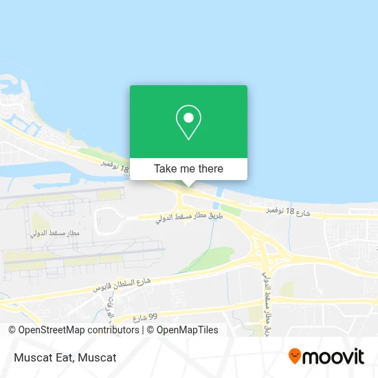 Muscat Eat map