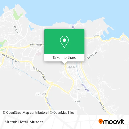 Mutrah Hotel map
