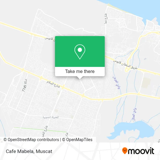 Cafe Mabela map