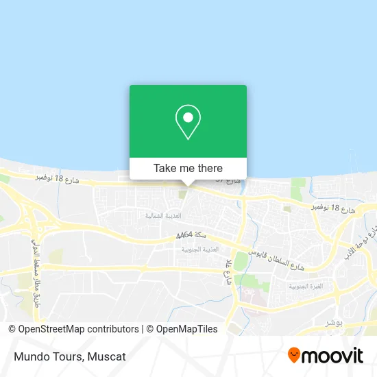 Mundo Tours map