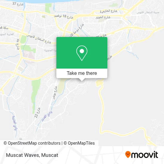 Muscat Waves map