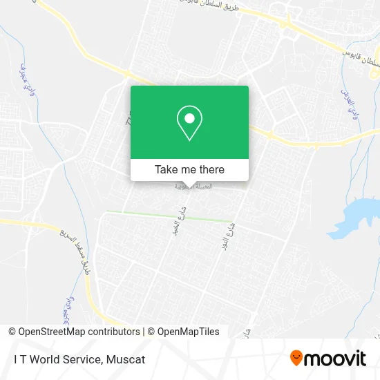 I T World Service map