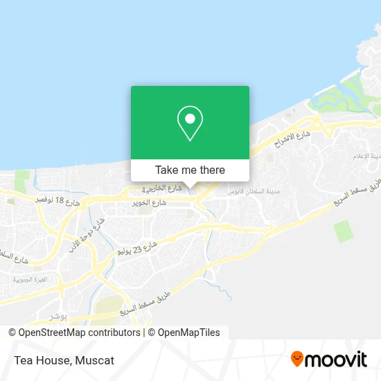 Tea House map