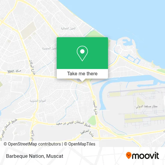 Barbeque Nation map