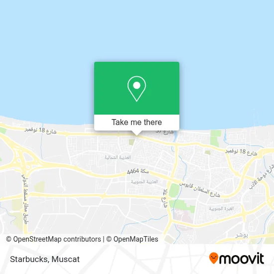 Starbucks map
