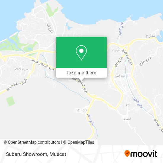 Subaru Showroom map