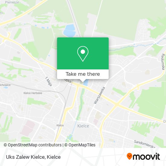 Uks Zalew Kielce map