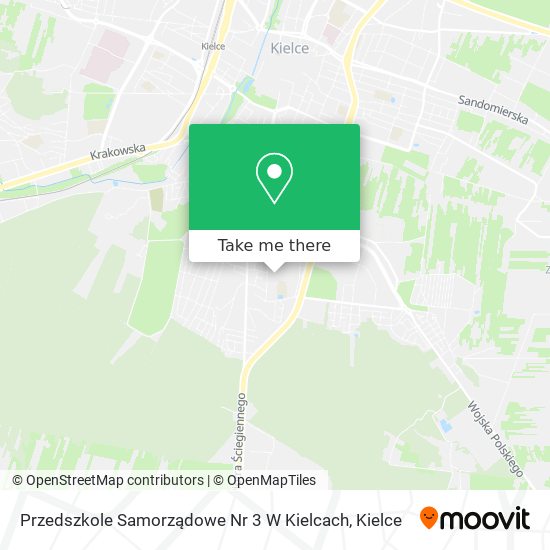 Карта Przedszkole Samorządowe Nr 3 W Kielcach