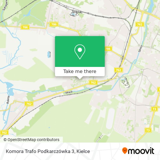 Komora Trafo Podkarczówka 3 map