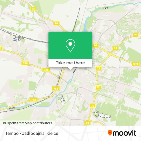 Tempo - Jadłodajnia map