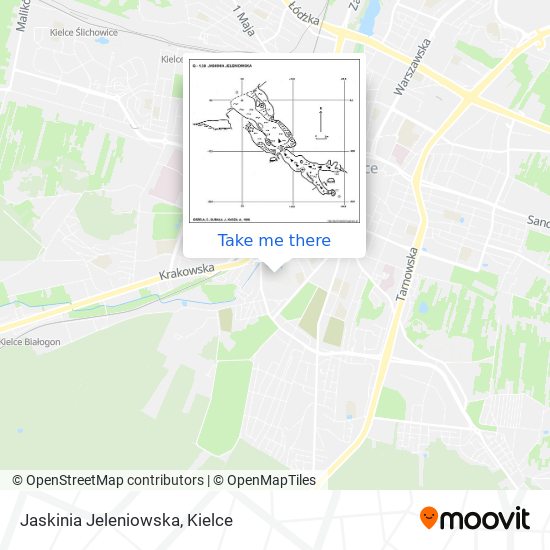 Jaskinia Jeleniowska map
