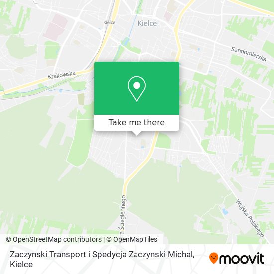 Карта Zaczynski Transport i Spedycja Zaczynski Michal