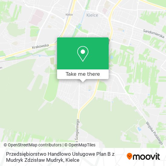 Przedsiębiorstwo Handlowo Usługowe Plan B z Mudryk Zdzisław Mudryk map