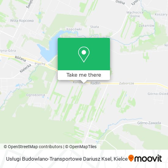 Usługi Budowlano-Transportowe Dariusz Ksel map